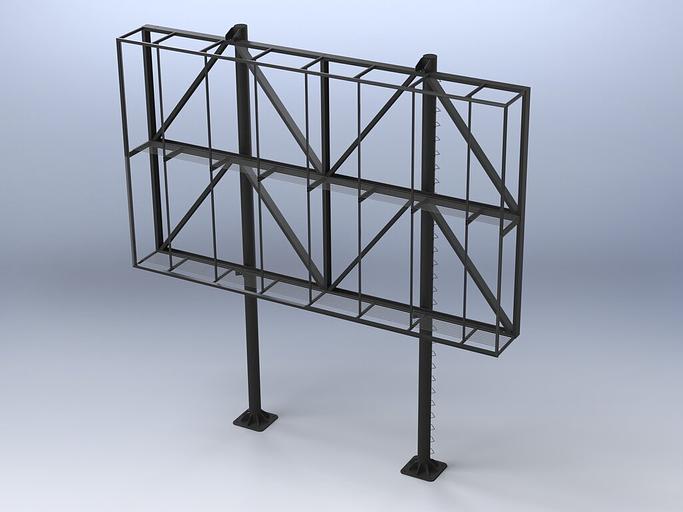 Рекламные металлоконструкции фото 1