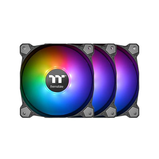 Кулер для компьютерного корпуса Thermaltake Pure Plus 12 RGB TT Premium Edition 3-Fan Pack CL-F063-PL12SW-A фото 1