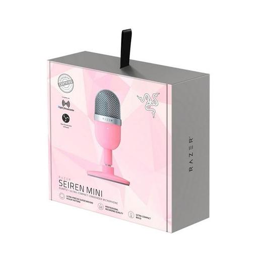 Микрофон Razer Seiren Mini RZ19-03450200-R3M1 Розовый фото 3