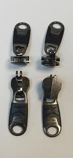 Бегунок спираль №10 Чёрный никель фото 1