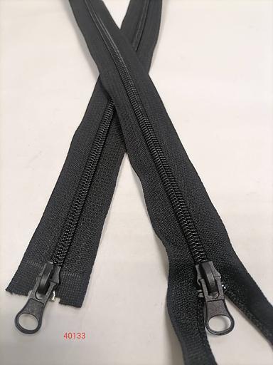 Молния спираль №7 80см. 2 зам. Черный фото 1