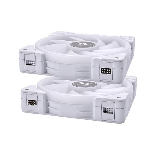 Кулер для компьютерного корпуса Thermaltake SWAFAN EX14 RGB PC Cooling Fan White (3-Fan Pack) CL-F162-PL14SW-A фото 2