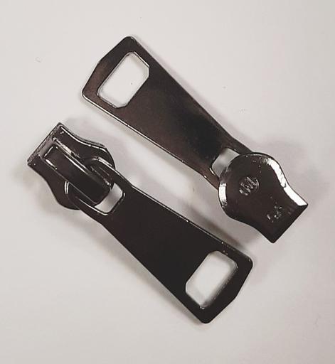 Бегунок металл темный никель №5 фото 1