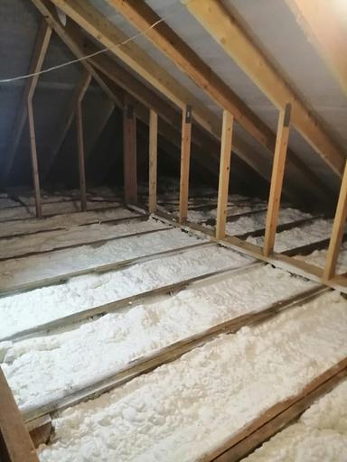 Утепление пеной ППУ (пенополиуретаном) фото 5