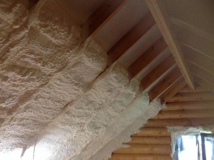 Утепление пеной ППУ (пенополиуретаном) фото 10