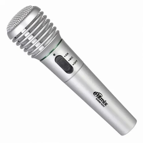 Микрофон вокальный Ritmix RWM-100 черный фото 1