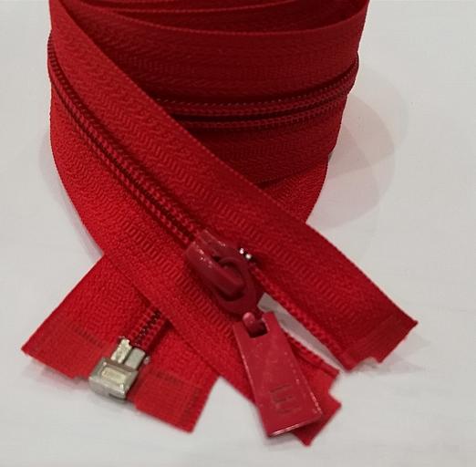 Молния спираль №5 80см. 1 зам. Красный фото 1