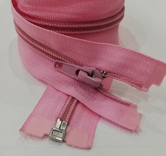 Молния спираль №5 80см. 1 зам. Светло-розовый фото 1