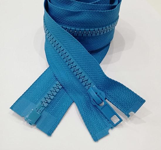 Молния трактор №5 80см. 1 зам. Ярко-голубой фото 1