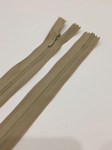 Молния потайная 50см. Бежевый фото 1