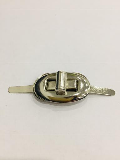 Замок для портфеля (65 мм) Серебро фото 1