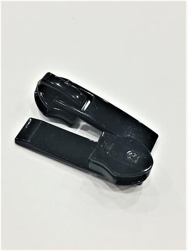 Бегунок спираль №7 Черный гладкий обувной(Минск) фото 1