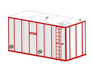 Сборные прямоугольные резервуары из стали фото 1