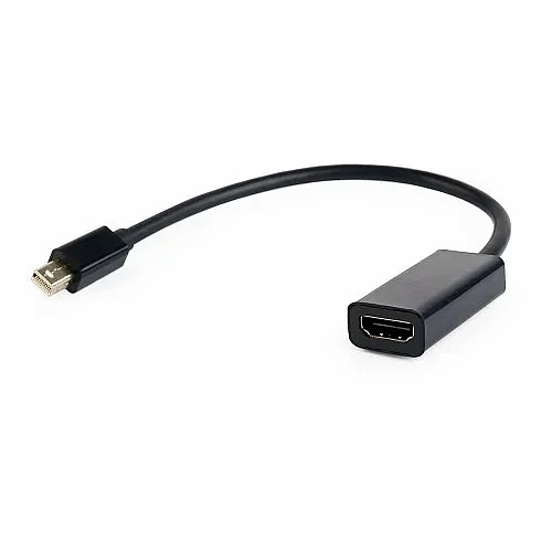 Переходник miniDisplayPort - HDMI Cablexpert A-mDPM-HDMIF-02 20M/19F кабель 15см черный пакет фото 1