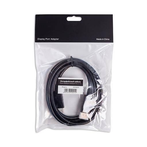 Интерфейсный кабель iPower Displayport-Displayport 4k 2 м. 5 в. iPDP4k20 фото 2