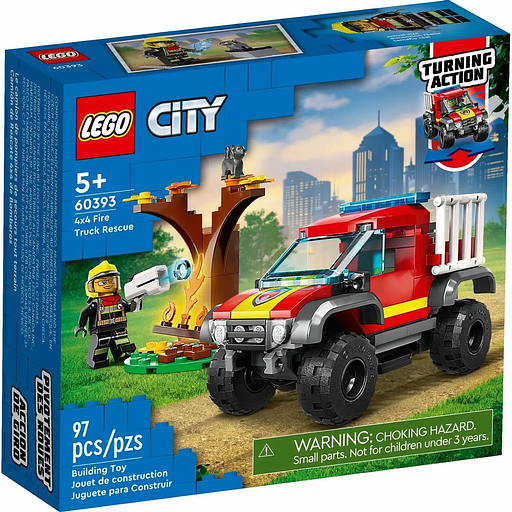 Конструктор LEGO City Fire Пожарно-спасательный внедорожник 60393 фото 1