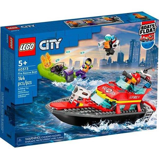 Конструктор LEGO City Лодка пожарной бригады 60373 фото 1