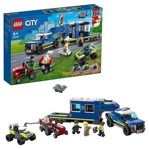 Конструктор LEGO City Полицейский мобильный командный трейлер 60315 фото 1