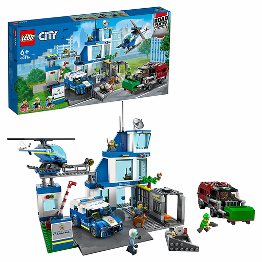 Конструктор LEGO City Полицейский участок 60316 фото 1