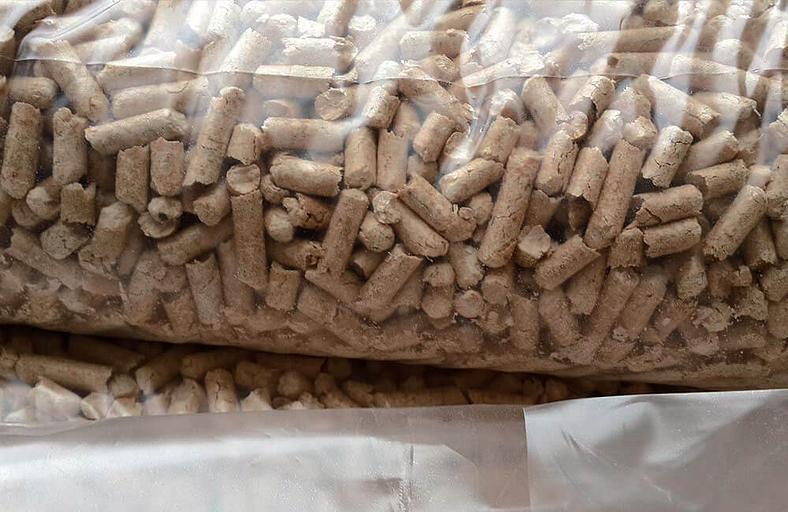 Пеллеты светло-серые биг бэг 1000 кг фото 3