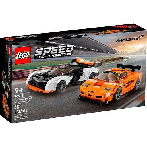 Конструктор LEGO Speed Champions McLaren Solus GT & McLaren F1 LM 76918 фото 1
