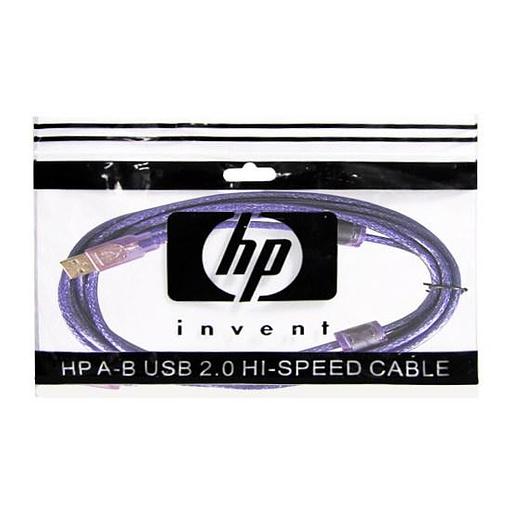 Интерфейсный кабель HP Original A-B 3 м. Hi-Speed USB 2.0 Ферритовые кольца защиты Работают со всеми фото 2