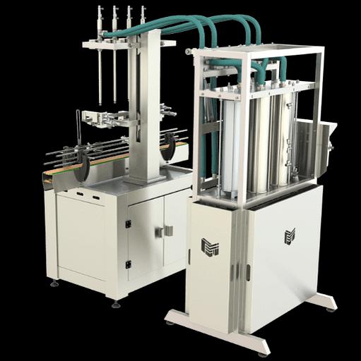 Автомат розлива спокойных и пенящихся жидкостей в тару 0,5 - 2,0 л АР-3000П-МГ (поршневой, со смещением, с опусканием) фото 7