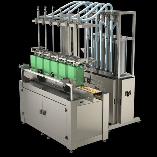 Автомат розлива спокойных и пенящихся жидкостей в тару 0,5 - 2,0 л АР-3000П-МГ (поршневой, со смещением, с опусканием) фото 8