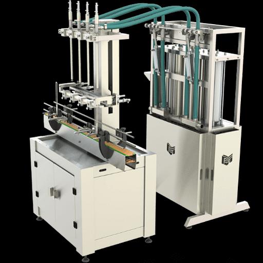 Автомат розлива спокойных и пенящихся жидкостей в тару 0,5 - 2,0 л АР-3000П-МГ (поршневой, со смещением, с опусканием) фото 9