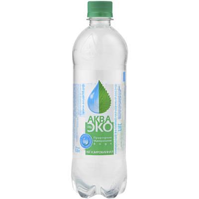 Вода питьевая «АкваЭко» негазированная 0,6 л опт фото 1