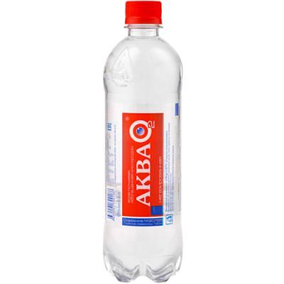 Вода питьевая обогащённая кислородом «АкваО₂» негазированная 0,6 л опт фото 1