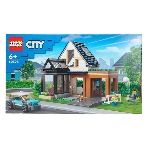 Конструктор LEGO City Семейный дом и электромобиль 60398 фото 1