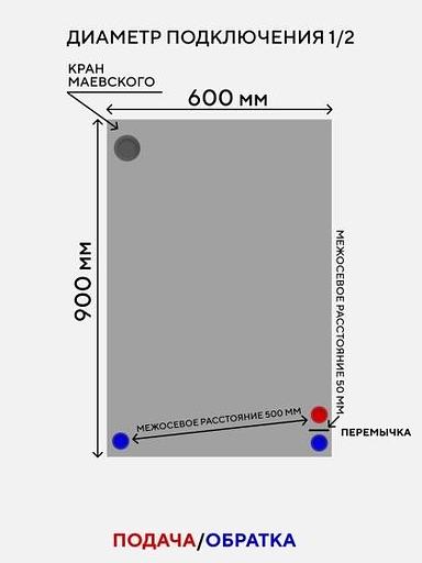 Радиатор отопления — полотенцесушитель для ванной комнаты ЭСТЕТИКА MAXI + фото 3