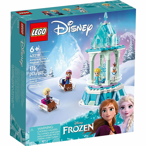 Конструктор LEGO Disney Очаровательная карусель Анны и Эльзы 43218 фото 1