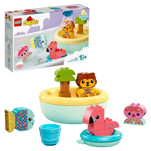 Конструктор LEGO DUPLO My First Приключения в ванной: плавучий остров для зверей 10966 фото 1