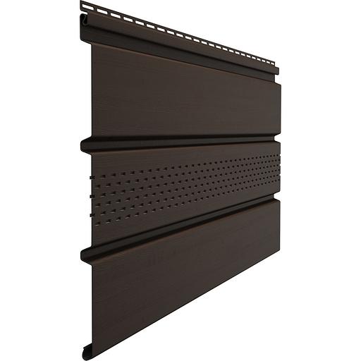 Сайдинг Standart «Софит T4 с центральной перфорацией» шоколад опт фото 1