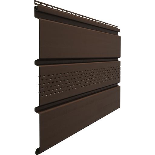 Сайдинг Standart «Софит T4 с центральной перфорацией» каштан опт фото 1