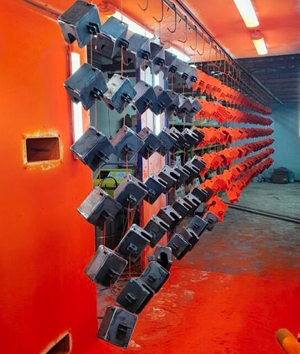 Порошковая окраска металлических конструкций и изделий фото 1