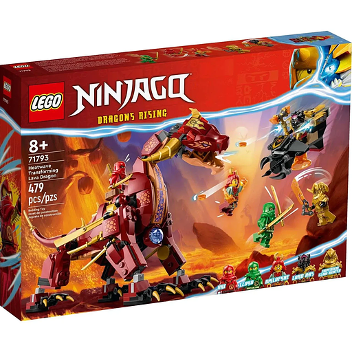 Конструктор LEGO Ninjago Трансформируемый лавовый дракон 71793 фото 1