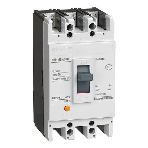 Автоматический выключатель CHINT NM1-63S/3Р 50A 15кА 126682 фото 1
