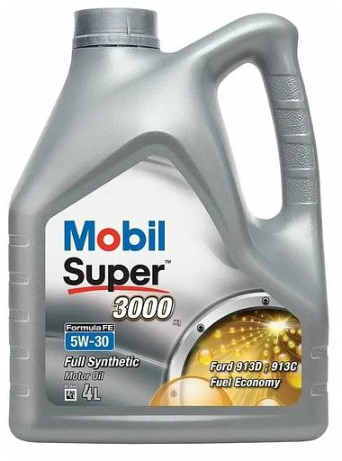 Синтетическое моторное масло MOBIL Super 3000 X1 Formula FE 5W-30, 4 л Опт фото 1