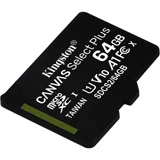 Карта памяти MicroSD 64GB Class 10 UHS-I Kingston SDCS2/64GBSP фото 1
