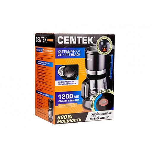 Кофеварка Centek CT-1141 Капельная Черный фото 3