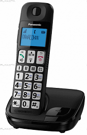 Радиотелефон PANASONIC KX-TGE110 (UCB) Черный KX-TGE110UCB фото 1