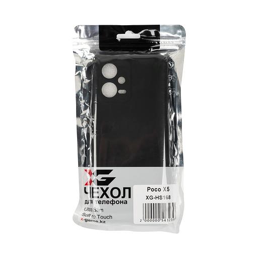 Чехол для телефона X-Game XG-HS168 для Poco X5 Силиконовый Чёрный фото 3