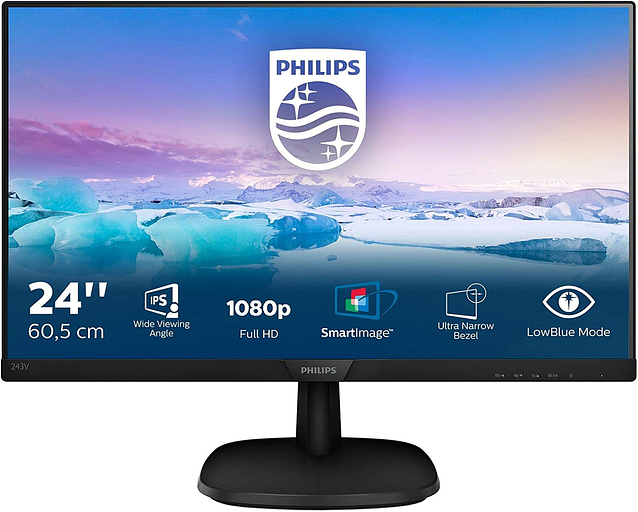 Монитор 23 8" PHILIPS 243V7QDSB/01 фото 1