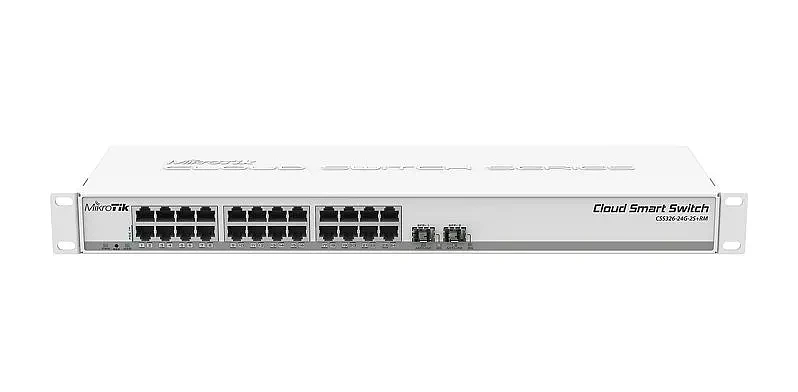 Сетевой коммутатор MikroTik CSS326-24G-2S+RM фото 1