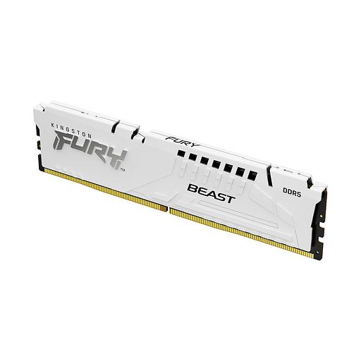 Модуль памяти Kingston FURY Beast White XMP EXPO KF552C40BW-16 DDR5 16GB фото 1