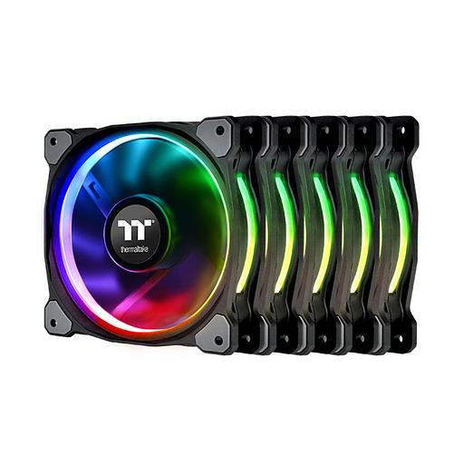 Кулер для компьютерного корпуса Thermaltake Riing Plus 12 RGB CL-F054-PL12SW-A Чёрный фото 1