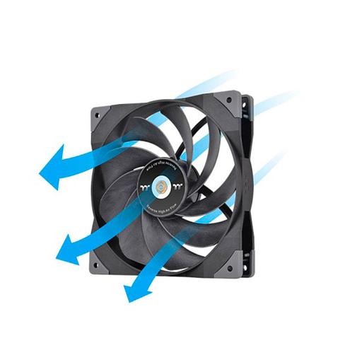 Кулер для компьютерного корпуса Thermaltake SWAFAN GT14 PC Cooling Fan TT Premium Edition CL-F157-PL14BL-A фото 3